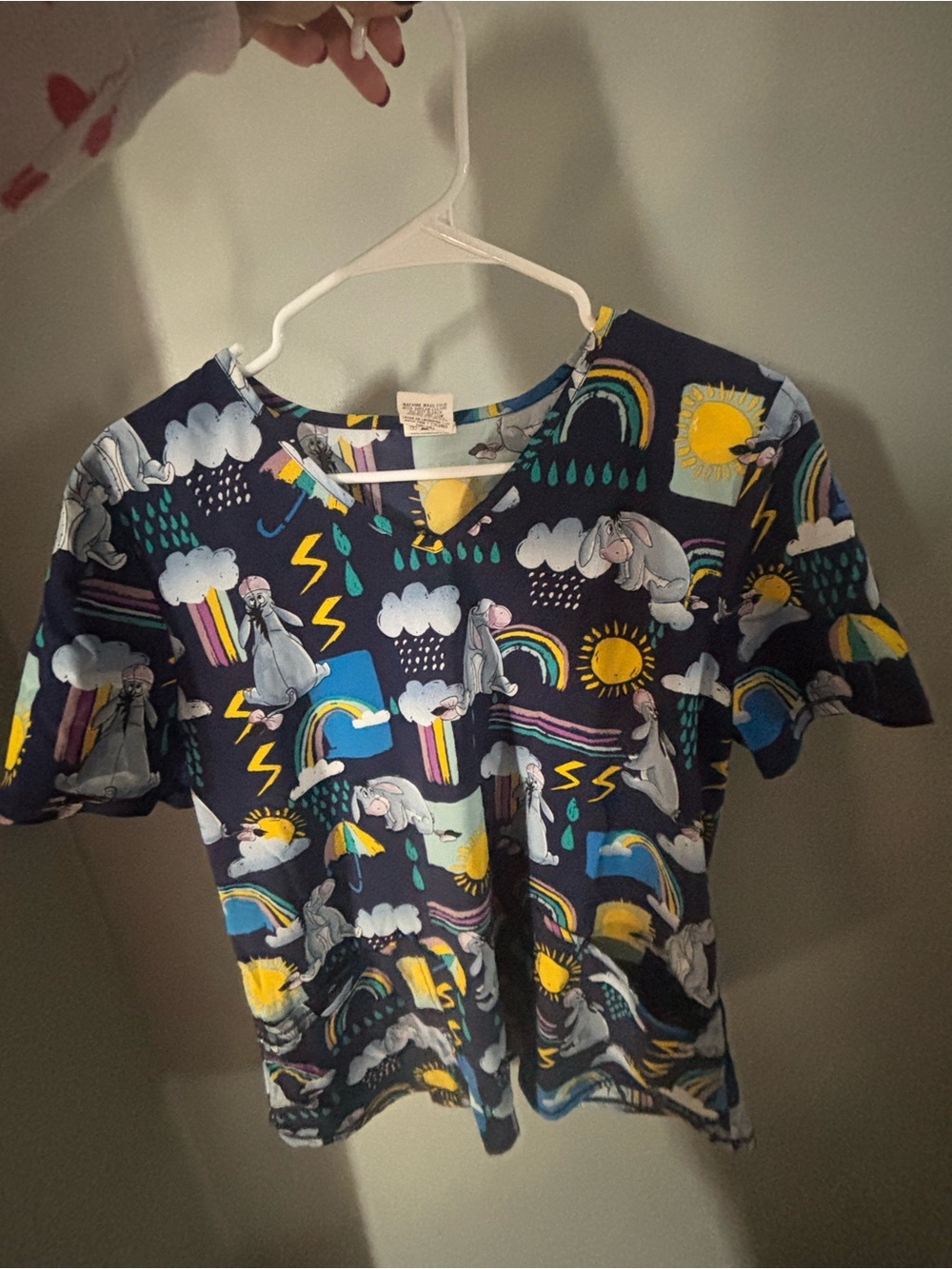 Disney Eeyore Scrub Top